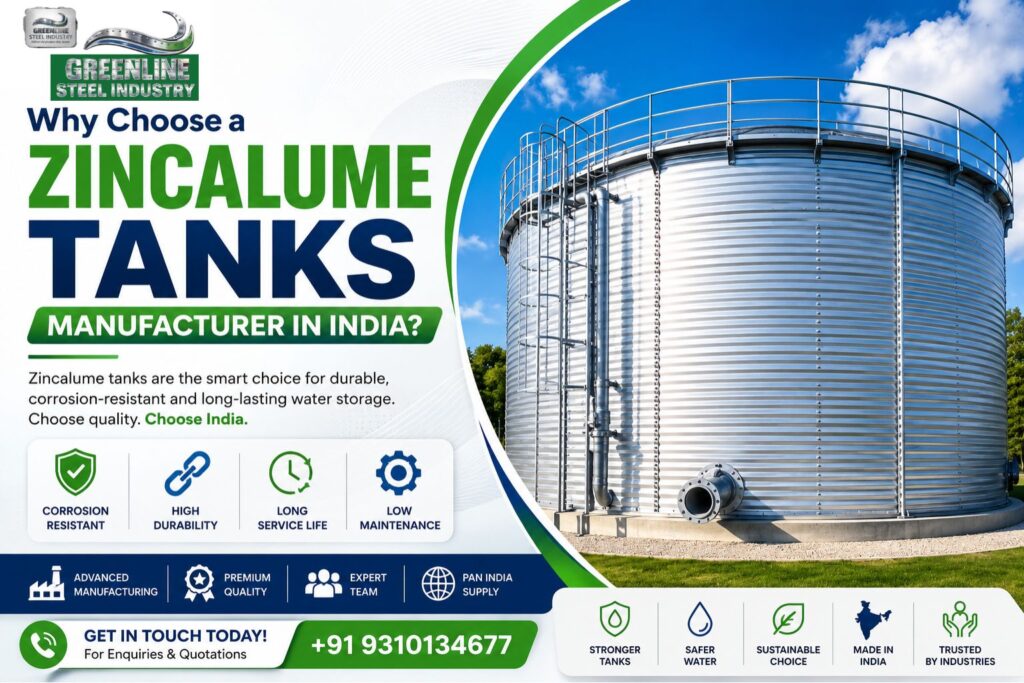 Why Choose a Zincalume Tanks Manufacturer in India