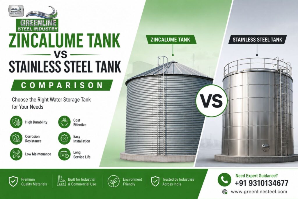 Zincalume Tank vs Stainless Steel Tank Comparison