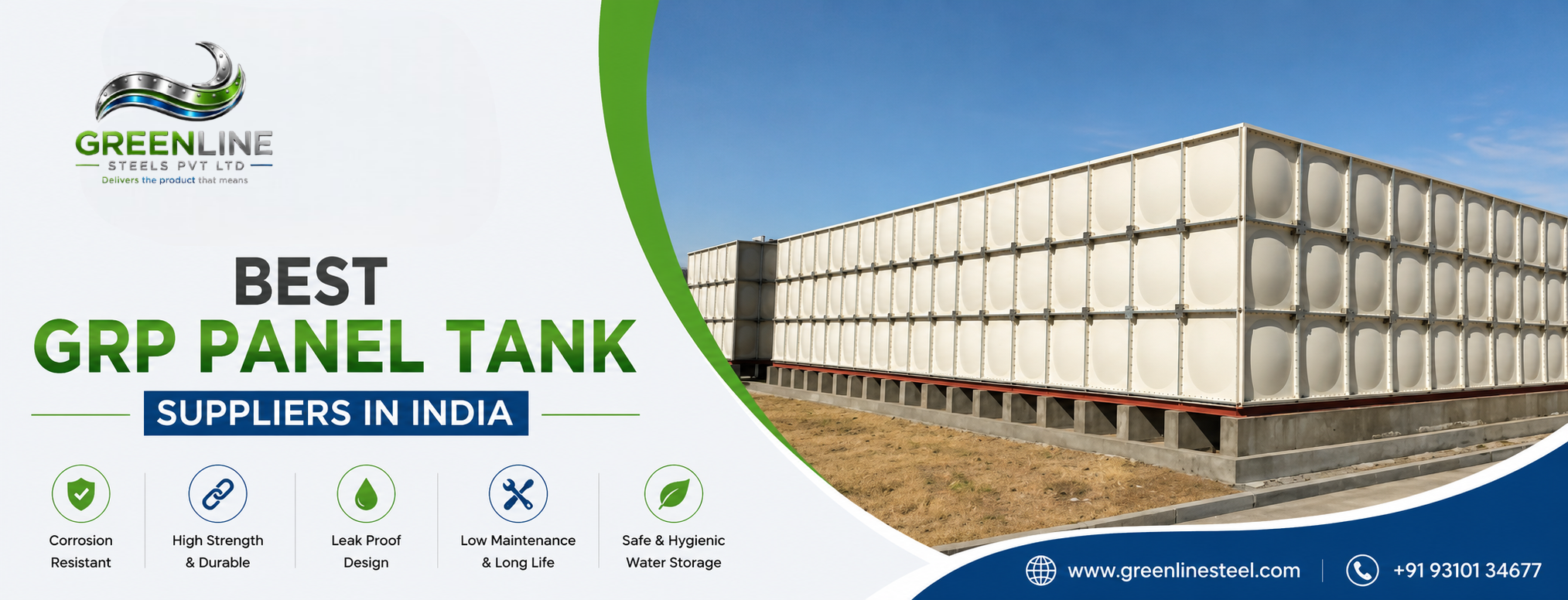 Best GRP Panel Tank Suppliers in India