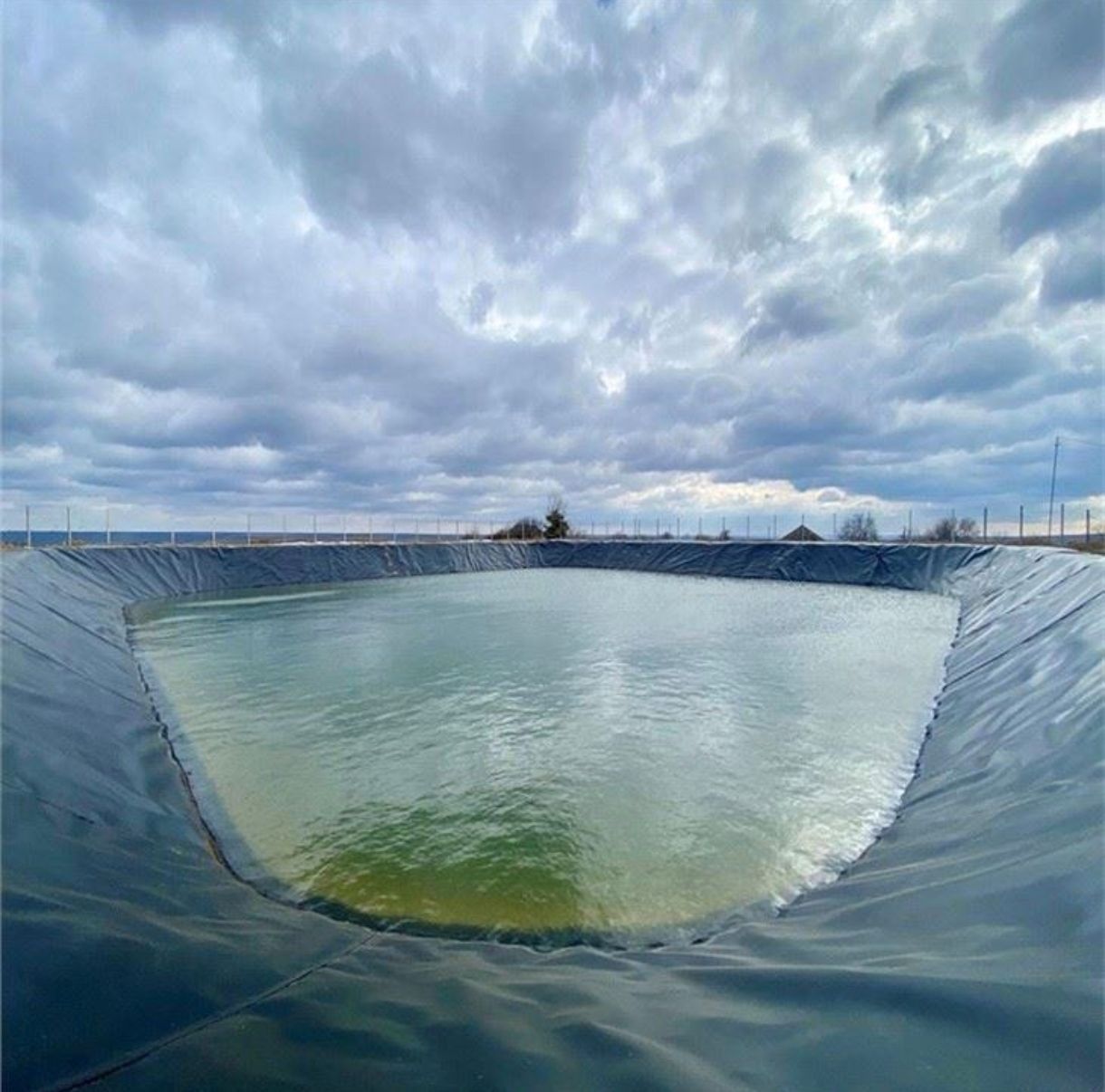 Large Artificial Water Storage Pond