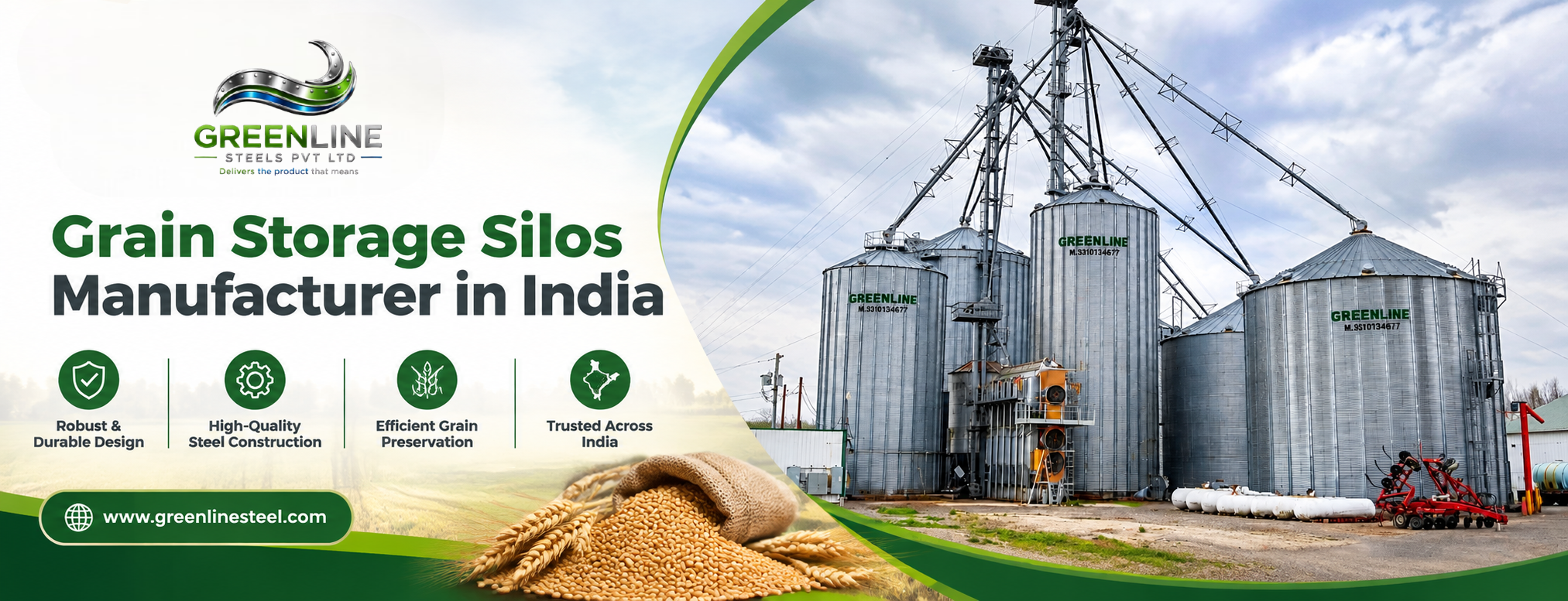 Grain Storage Silos Manufacturer in India